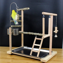 Load image into Gallery viewer, Parrot Toys Tiger Skin Peony Bird Stand Xuanfeng Xiaotai Stand Pepper Wooden Stand Sub-stand Pole
