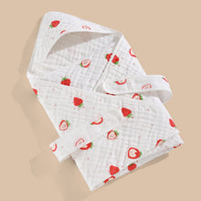 Load image into Gallery viewer, Cotton Gauze Blanket Hooded Keep Warm
