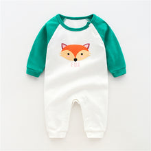 Load image into Gallery viewer, Fashion Cute Cotton Long-sleeved Thin Baby Clothes One-piece
