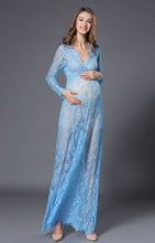 Load image into Gallery viewer, Sexy perspective lace dress, pregnant women&#39;s skirts,
