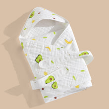 Load image into Gallery viewer, Cotton Gauze Blanket Hooded Keep Warm
