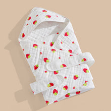Load image into Gallery viewer, Cotton Gauze Blanket Hooded Keep Warm
