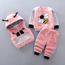 Load image into Gallery viewer, Fleece Thickening Boy Baby Suit Baby Boy Sweater Tide
