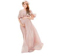 Load image into Gallery viewer, Loose Trailing Off-shoulder Pregnant Women Dress
