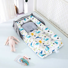 Load image into Gallery viewer, Cotton Portable Foldable Baby Bed
