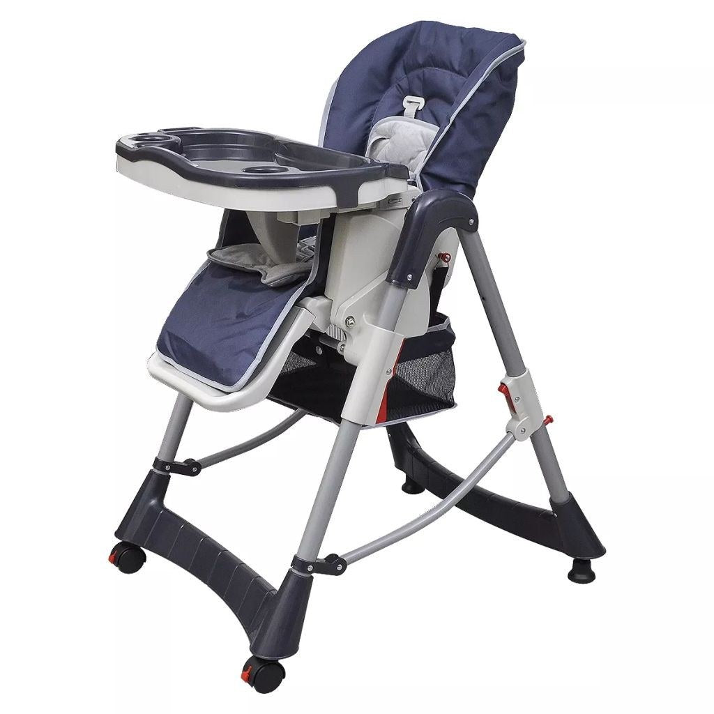 Deluxe High Chair and Booster seat Dark blue