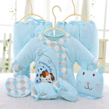 Load image into Gallery viewer, Baby cotton six piece dog models newborn infant newborn BD201 winter cotton padded jacket
