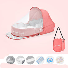 Load image into Gallery viewer, Baby Crib Multifunctional Folding Newborn  Bed
