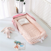 Load image into Gallery viewer, Cotton Portable Baby Crib Newborn Foldable
