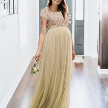 Load image into Gallery viewer, Chiffon dress for pregnant women
