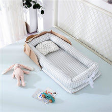 Load image into Gallery viewer, Cotton Portable Foldable Baby Bed
