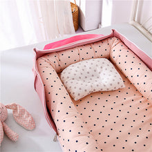 Load image into Gallery viewer, Cotton Portable Foldable Baby Bed
