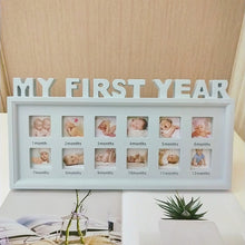 Load image into Gallery viewer, My First Year Baby 12 Month Photo Frame Baby Accessories Newborn Gift
