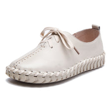 Load image into Gallery viewer, Spring and autumn new hand-sewn leather women&#39;s shoes

