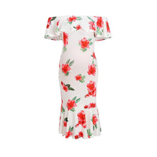 Load image into Gallery viewer, Maternity dresses Mother Pregnancy Floral dresses
