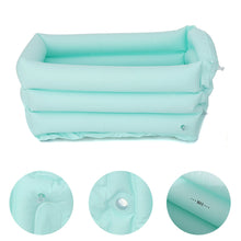 Load image into Gallery viewer, Inflatable Baby Tub Travel Bath Kids Shower Child Newborn Swimming Pool
