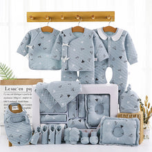 Load image into Gallery viewer, Baby Full Moon Gift Baby Clothes Newborn Gift Box 18 Pieces Set Newborn Baby Clothes Combed Cotton
